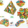 MAGNETNI BARVNI KONSTRUKTOR S PANELI GEOMAG, 388 delov - Image 4