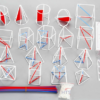 KOMPLET ŽIČNIH GEOMETRIJSKIH TELES v kovčku