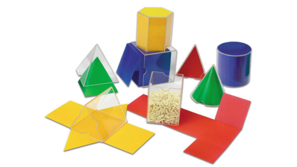 KOMPLET GEOMETRIJSKIH TELES S KLIP KLAP MREŽAMI